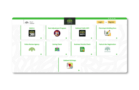 city of oakland apps
