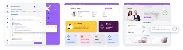 Example of an HR application.